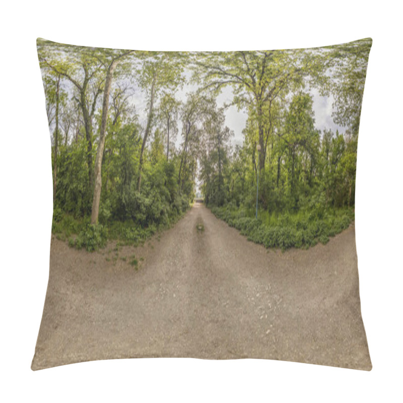 Personality  360 Degrees Panorama Of The Recreation And Culture Park In Plovd Pillow Covers