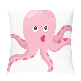 Personality  Illustrator Of Octopus Pillow Covers