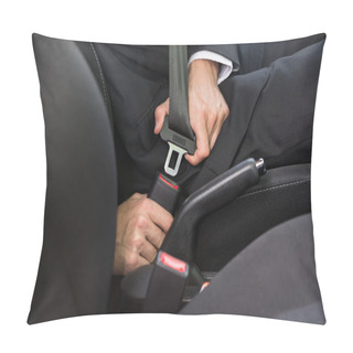 Personality  Man Fastening Seat Belt Pillow Covers