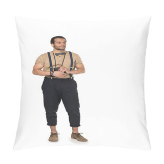 Personality  Young Man With Instant Camera  Pillow Covers