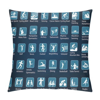Personality  Rio Summer Games Pillow Covers