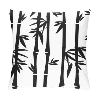 Personality  Black Bamboo Pattern Pillow Covers