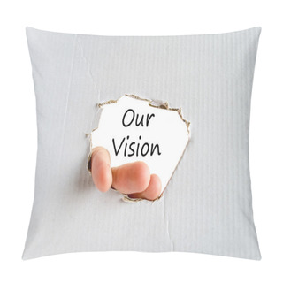 Personality  Our Vision Text Concept Pillow Covers