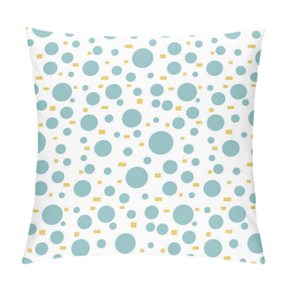 Personality  Texture Abstract Geometric Circles Seamless Pattern Background.  Pillow Covers
