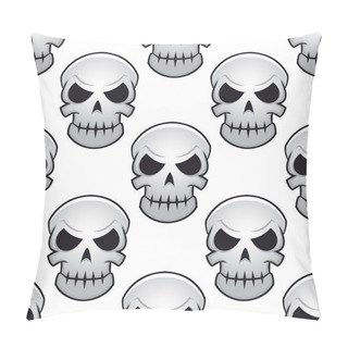 Personality  Seamless Pattern Of Danger Skulls Pillow Covers
