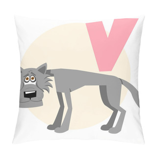 Personality  The English Alphabet. Wolf Pillow Covers