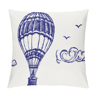 Personality  Balloon Sketch Pillow Covers