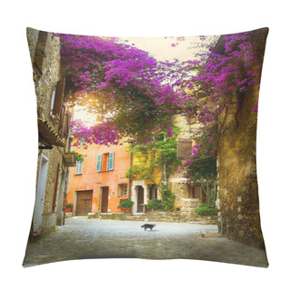 Personality  Art Beautiful Old Town Of Provence Pillow Covers