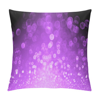 Personality  Purple Halloween, Mardi Gras Or Birthday Party Glitter Background Pillow Covers
