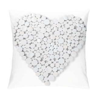 Personality  Pills Medicine Heart-shaped Isolated Heart Shaped Heart Symbol Heart Pillow Covers