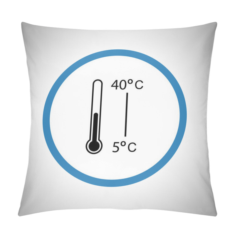 Personality  Thermometer Icon Design Pillow Covers