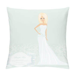 Personality  Beautiful Bride Card Pillow Covers