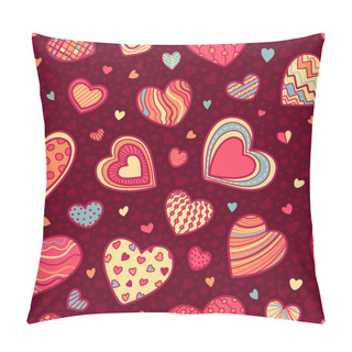 Personality  Seamless Valentine's Pattern. Pillow Covers