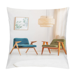 Personality  Bright Room With Handmade Lamp Pillow Covers