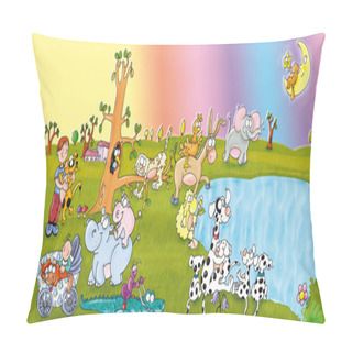 Personality  Lake Animals, Pillow Covers