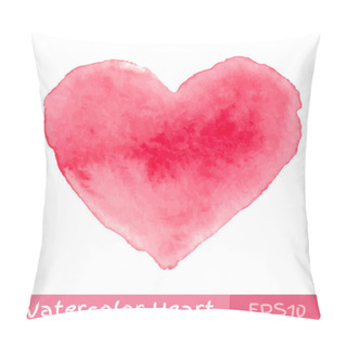 Personality  Pink Watercolor Heart Pillow Covers