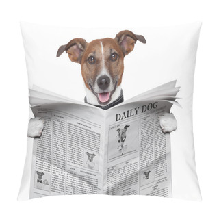 Personality  Dog Newspaper Pillow Covers