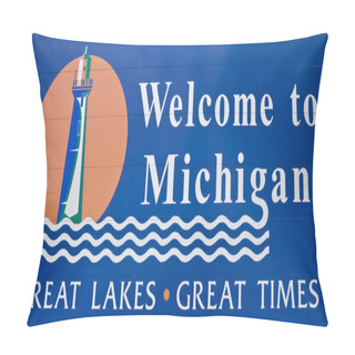 Personality  Welcome To Michigan Pillow Covers