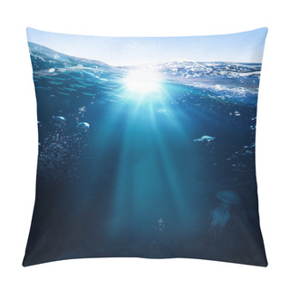 Personality  Ocean Mystery Background Pillow Covers