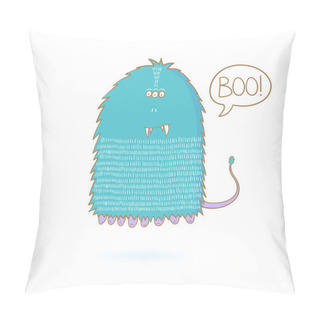 Personality  Cartoon Cute Monster Pillow Covers