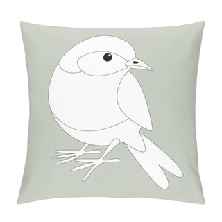 Personality  Eastern Bluebird, Lining Draw , Front Pillow Covers