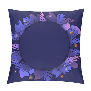 Personality  Round Exotic Template Pillow Covers
