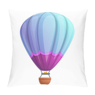 Personality  Activity Air Balloon Icon, Cartoon Style Pillow Covers