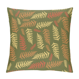 Personality  Vector Background With Leaves. Pillow Covers