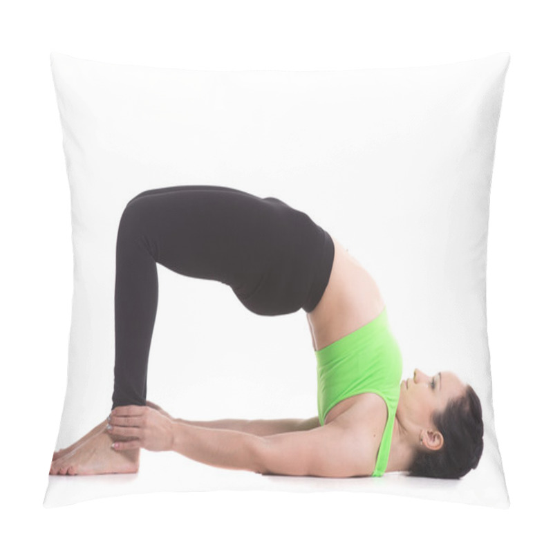 Personality  Bridge Pose (Setu Bandhasana) Pillow Covers