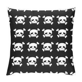 Personality  Skulls On Crossbones Pillow Covers