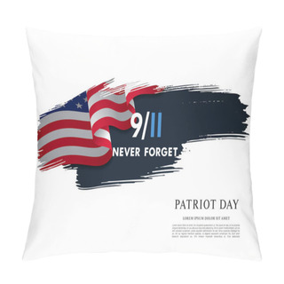 Personality  Patriot Day. September, 11 Card Pillow Covers