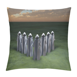 Personality  Figures In Cloaks Pillow Covers