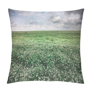 Personality  Buckwheat Field Pillow Covers