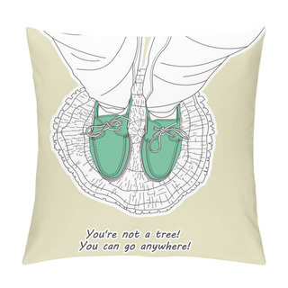 Personality  You Are Not A Tree 1. Pillow Covers