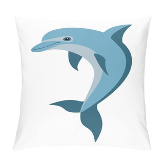 Personality  Cartoon Dolphin Pillow Covers