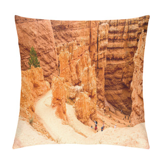 Personality  Navajo Loop Trail In Bryce Canyon Pillow Covers