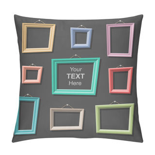 Personality  Set Of Cartoon Picture Frames Pillow Covers