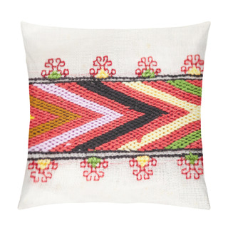 Personality  Romanian Traditional Blouse - Textures And Traditional Motifs Pillow Covers