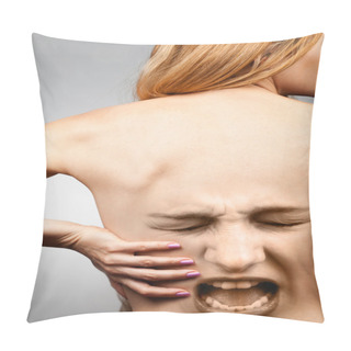 Personality  Back Pain Concept Pillow Covers