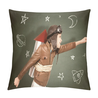 Personality  Rocket Boy Pillow Covers