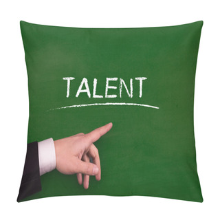 Personality  Businessman Pointing On Talent Pillow Covers