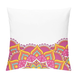 Personality  Mandala Vector Background Pillow Covers