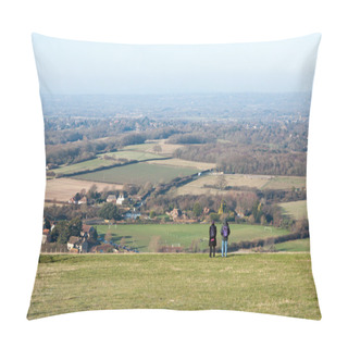 Personality  Admiring The View From The South Downs Pillow Covers