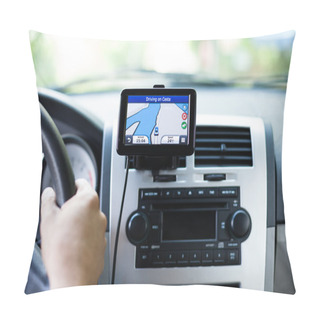Personality  Travel By Car With Gps Pillow Covers