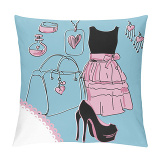 Personality  Fashion Illustration Vector Illustration   Pillow Covers