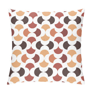 Personality  Abstract Retro Geometric Seamless Pattern - Vector Illustration Pillow Covers