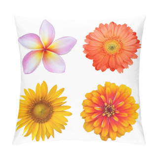 Personality  Set Of Colorful Flowers Pillow Covers