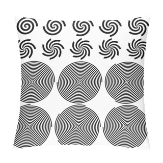 Personality  Spirals Pattern Set Pillow Covers