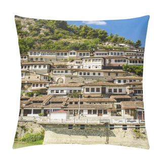 Personality  View At Old City Of Berat In Albania Pillow Covers
