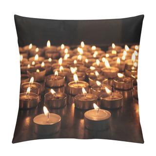 Personality  Burning Memorial Candles Pillow Covers